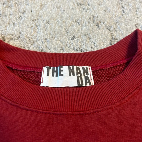 The Nan Da Mickey Mouse sweatshirt oversized M with shorter sleeves good conditi - Picture 8 of 11